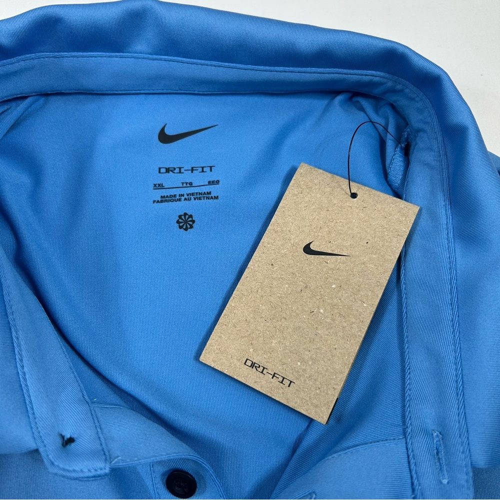 Nike FZ7495-489 Dri-FIT Men's Light Blue Golf Polo Shirt XXL - Picture 5 of 13